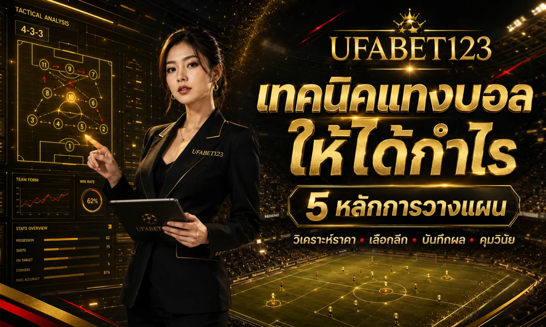 เทคนิคแทงบอลให้ได้กำไร 5 หลักการที่เซียน UFABET123 ใช้แต่ไม่เคยบอก